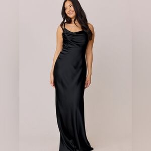 Elegant Black Sleeveless Dress By REVELRY size 2 Like New